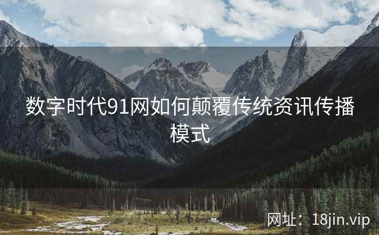 数字时代91网如何颠覆传统资讯传播模式