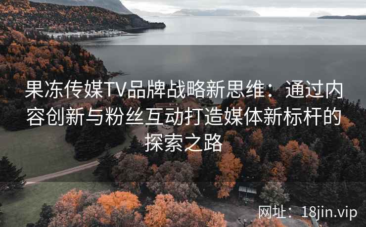 果冻传媒TV品牌战略新思维：通过内容创新与粉丝互动打造媒体新标杆的探索之路